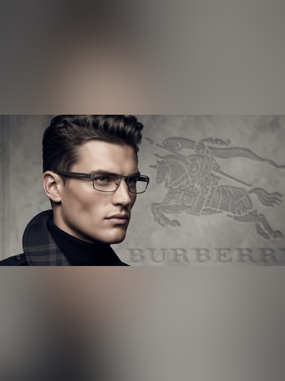 Authentic Burberry luxury designer mens prescription eyeglasses frames